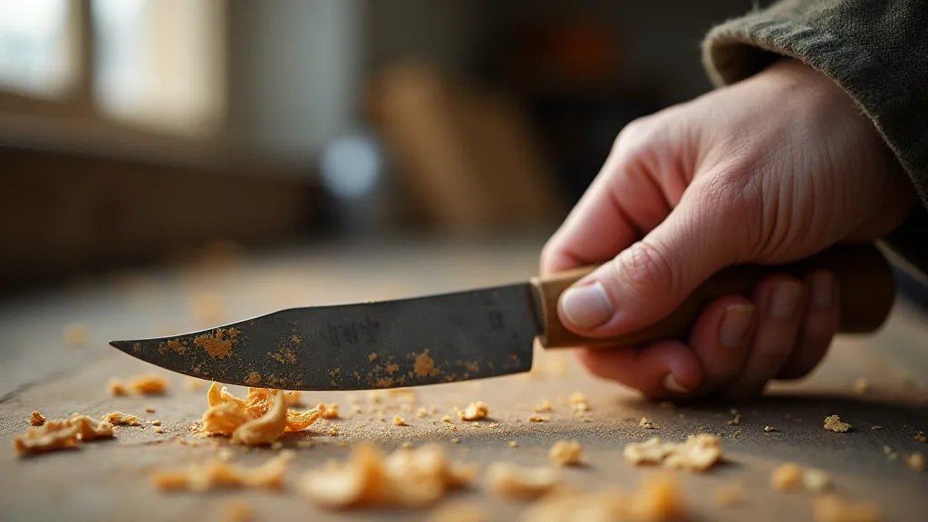 Scandinavian carving knife
