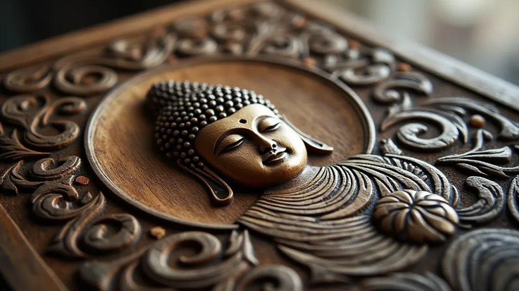 Tibetan woodblock carving