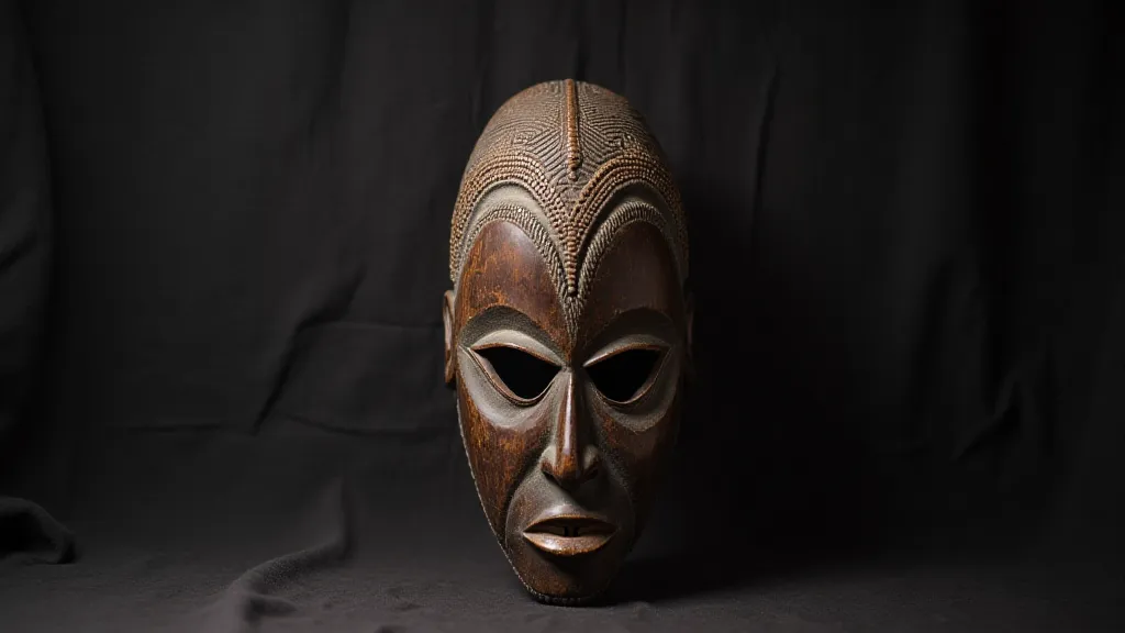 Yoruba carving mask